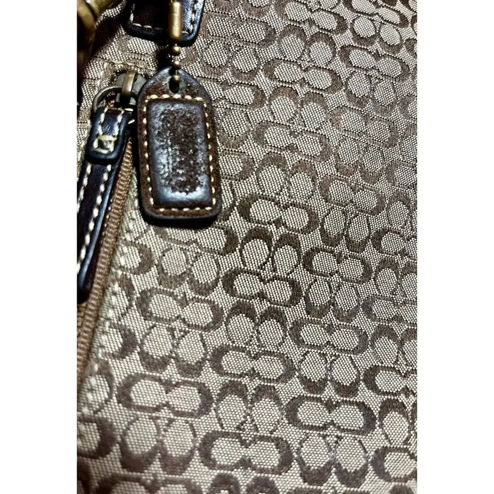 Y2K Coach Mini Signature Slim Swing Pack Crossbody Bag